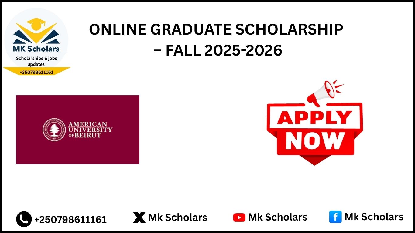ONLINE GRADUATE SCHOLARSHIP – FALL 2025-2026